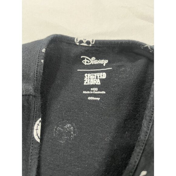 Disney Nightmare Before Christmas Jack Skeleton Sleeveless Girls Dress Size 8 - Picture 5 of 7